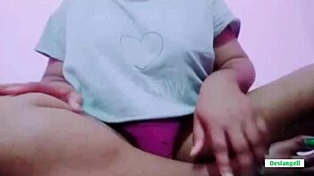 hot indian girl caught masturbating and fingering in room at night with boyfriend