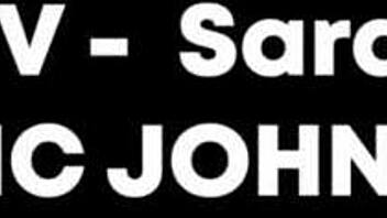 SARAH VANDELLA GAGS ON ERIC JOHNS COCK LIVE