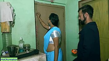 Indian lady with big boobs enjoys intense anal sex with clear Hindi audio