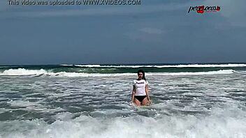 Walking nude on southern beaches after amazing fun