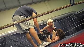 Naked Eurobabes Wrestling Turns Into Passionate Fingering