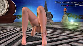 tamil audio: 'unga mulai super ah irukkumma pakuthi 18!' in animated 3d hentai solo fun.