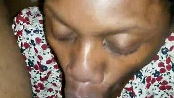 Casual ball licking session with intense tongue action.