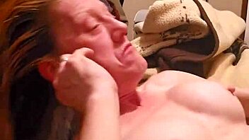 Watch this little redhead get face fucked with slaps and teasing blowjob?