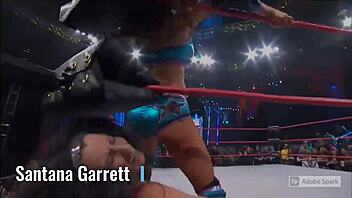 miss tessmacher's asstastic wrestling montage with brunette fetish