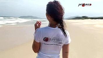 Walking nude on southern beaches after amazing fun