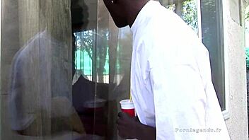 I’m stunned as Jasmine Cashmere takes huge black cock in her big ass!