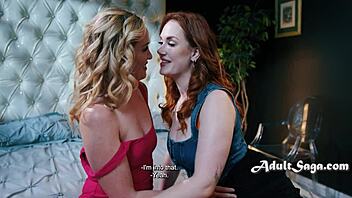 long distance lesbo lovers explore new curves