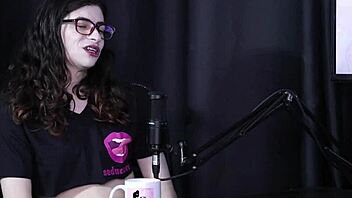 Yumi Trap Transsexual In Sheer Red Lingerie Fucks With Ex In Group Sex