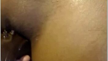 Hot tanned caribbean woman relaxes