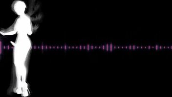 black tgirl alanna gets bare in lingerie and stockings for solo masturbation