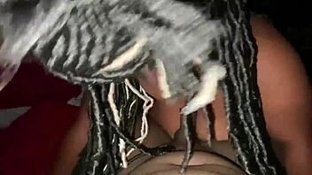 Met Ebony Whore for Sloppy Deepthroat Action