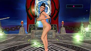 tamil audio: 'unga mulai super ah irukkumma pakuthi 18!' in animated 3d hentai solo fun.