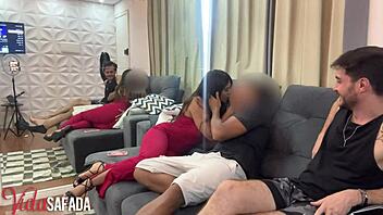 Lost a bet, wife fucked young friend in front of me