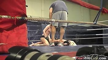 Naked Eurobabes Wrestling Turns Into Passionate Fingering