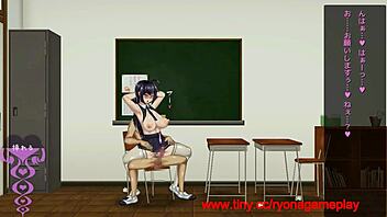 pretty college lady having sex with a man in breeding log new hentai game gameplay