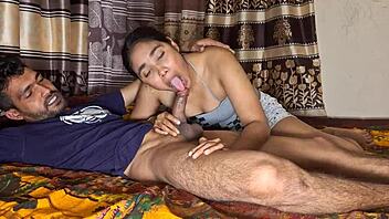 Hanif and Adori in hardcore wet pussy fucking with big black cock. Creampie action awaits! 🔥