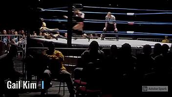 miss tessmacher's asstastic wrestling montage with brunette fetish