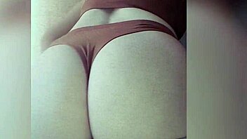 Young girl in leggings displays her attractive butt and tight vagina