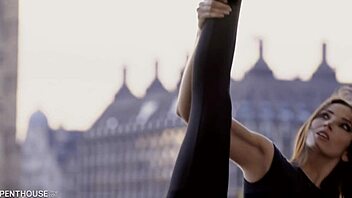 clea gaultier takes one cock in pussy and one in mouth