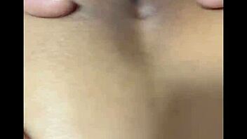 Friend's wife takes big cock in pussy until cumshot, cuckold watches close up