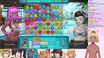 vtuber lewdneko plays huniepop 2 double date part 7