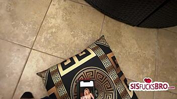 My stepsister takes over my girlfriend's role in a steamy encounter