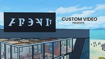 in the office, the ceo business woman gets fucked in 3d hentai.