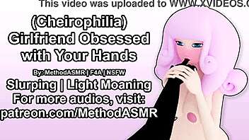 Girlfriend obsessed with your hands