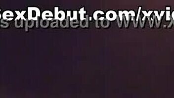 girl in bathroom gets tight teen cunt fucked!