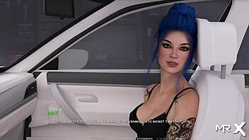 Girlfriend Kisses Girlfriend In Lesson