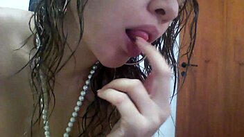 bella maya gets ready for cam show