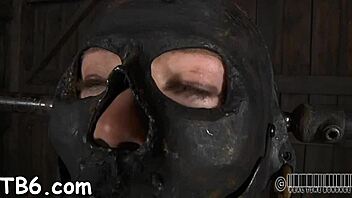 Demure girl gets clamped for severe BDSM punishment.