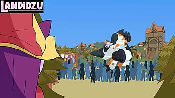 The three yordles engage in a parody adventure