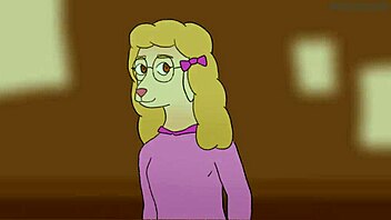 Blonde bookworm discovers furry hentai romance in the library