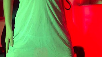 Sneaky Bride Teasing with Boobs in Homemade Lingerie - Laura Fatale