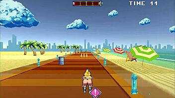 Intense roller babe hentai creampie and 69 at beach in episode 1.