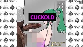 this beta safe hentai has old cuckold ntr with big black cocks