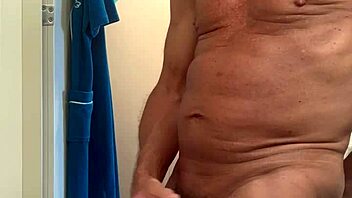 Intense solo pleasure in the lavatory