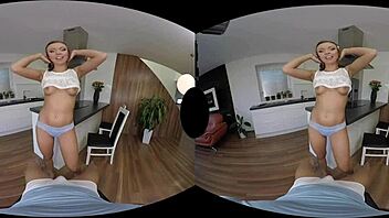 Morgan Rodriguez MASTURBATES HARD in VR Reality.