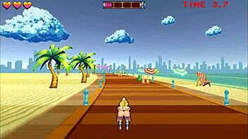 Intense roller babe hentai creampie and 69 at beach in episode 1.