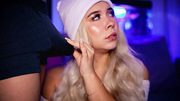 My boyfriend's friend watches me give head under his boxer shorts