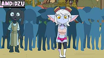 The three yordles engage in a parody adventure