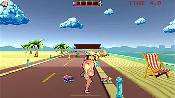 Intense roller babe hentai creampie and 69 at beach in episode 1.