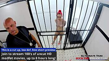 Doctor Lenna Lux is forced to perform oral sex on Officer Johnny Cartel to maintain her medical license