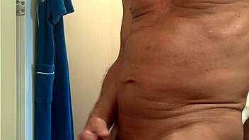 Intense solo pleasure in the lavatory