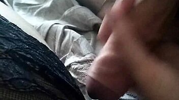 enjoying a steamy handjob session 😈