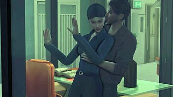 in the office, the ceo business woman gets fucked in 3d hentai.