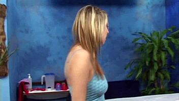 gymnast goes in for a massage and gets fucked hard pt1