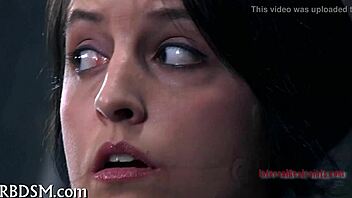 Spanking a naughty girl in BDSM play